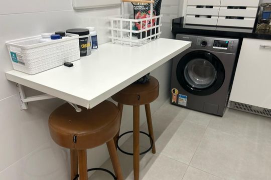 Cozinha de apartamento para alugar com 2 quartos, 45m² em Recreio dos Bandeirantes, Rio de Janeiro