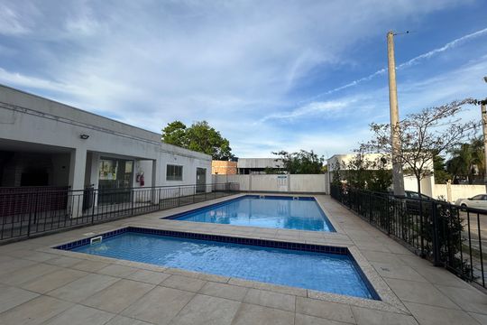 Área comum - Piscina de apartamento à venda com 2 quartos, 40m² em Canudos, Novo Hamburgo