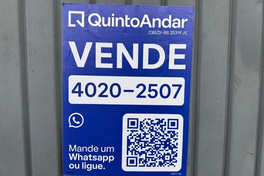 Placa  de apartamento à venda com 2 quartos, 60m² em Centro, São Leopoldo