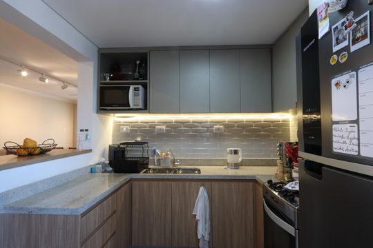 Cozinha de apartamento à venda com 3 quartos, 81m² em Vila Prudente, São Paulo