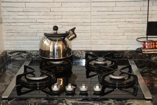Cozinha de casa de condomínio para alugar com 3 quartos, 110m² em Jardim Passargada I, Cotia