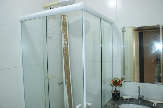 Banheiro Social de casa de condomínio para alugar com 3 quartos, 110m² em Jardim Passargada I, Cotia