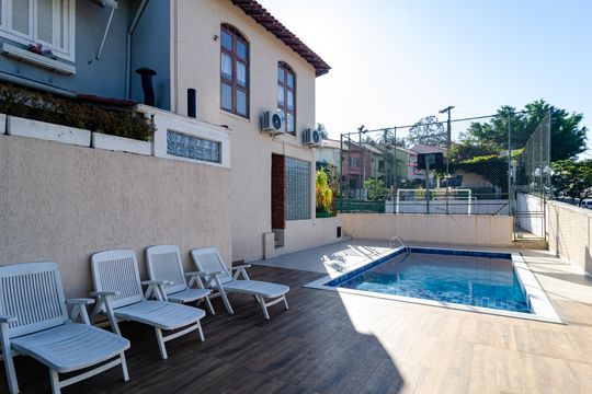 Área comum - Piscina de casa de condomínio à venda com 3 quartos, 225m² em Vila do Encontro, São Paulo
