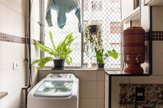 Área de Serviço de apartamento à venda com 1 quarto, 40m² em Campos Elíseos, São Paulo
