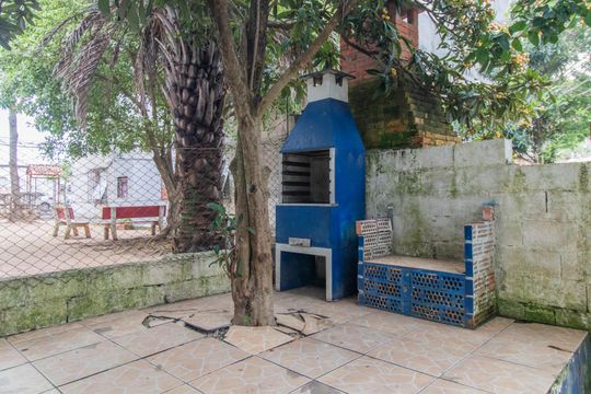 Área comum - Churrasqueira de apartamento à venda com 2 quartos, 56m² em Cavalhada, Porto Alegre