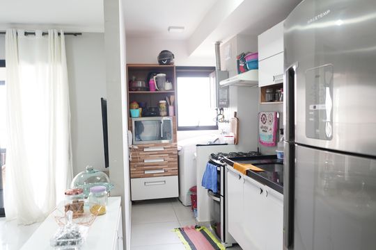 Cozinha de apartamento à venda com 2 quartos, 70m² em Brás, São Paulo