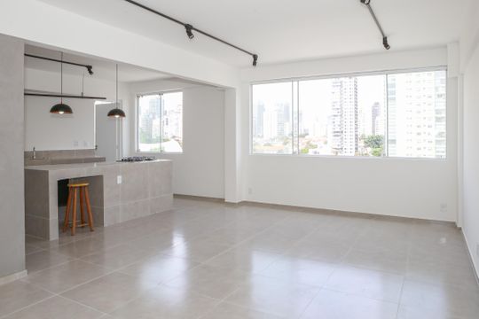 Sala de apartamento à venda com 3 quartos, 94m² em Água Branca, São Paulo