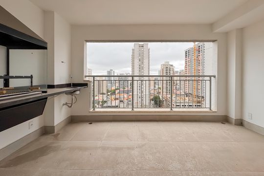 Varanda gourmet de apartamento à venda com 2 quartos, 72m² em Vila Dom Pedro I, São Paulo