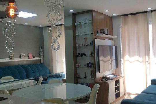 Sala de apartamento à venda com 2 quartos, 48m² em Santa Maria, Osasco