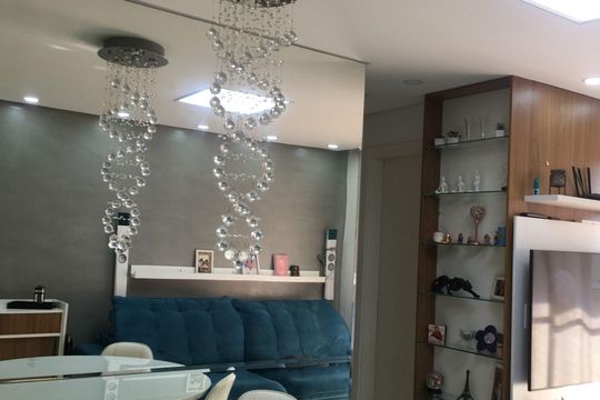 Sala de apartamento à venda com 2 quartos, 48m² em Santa Maria, Osasco