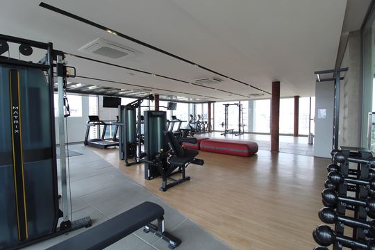 Área Comum - Academia de kitnet/studio para alugar com 1 quarto, 32m² em Indianópolis, São Paulo