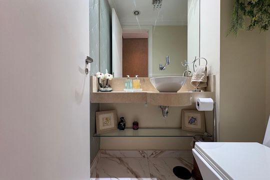 Lavabo de casa à venda com 3 quartos, 167m² em Jardim, Santo André