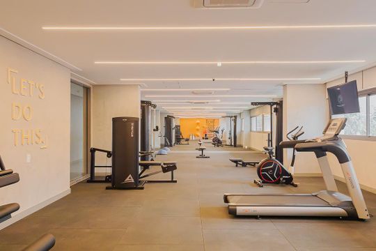 Área comum de kitnet/studio para alugar com 1 quarto, 24m² em Pinheiros, São Paulo