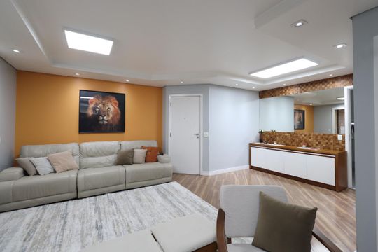 Sala de apartamento à venda com 3 quartos, 122m² em Tatuapé, São Paulo