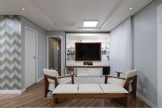 Sala de apartamento à venda com 3 quartos, 122m² em Tatuapé, São Paulo