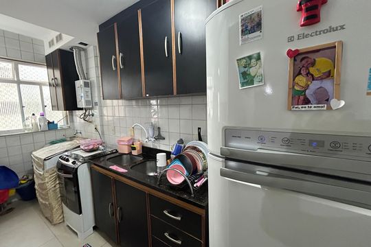 Cozinha de apartamento à venda com 2 quartos, 67m² em Engenho de Dentro, Rio de Janeiro