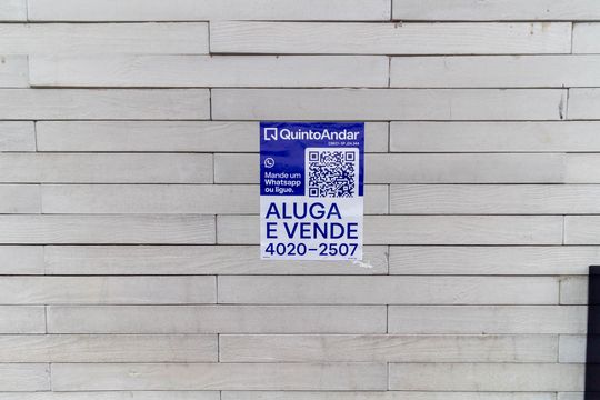 Placa de apartamento para alugar com 2 quartos, 45m² em Vila Fernandes, São Paulo