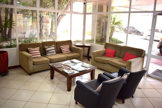 Área comum de apartamento para alugar com 1 quarto, 48m² em Centro, Ribeirão Preto