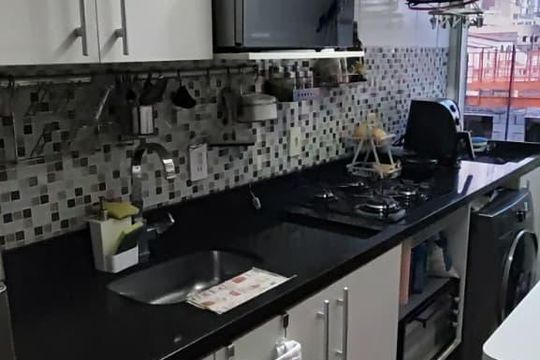 Cozinha e Área de Serviço de apartamento à venda com 2 quartos, 50m² em Vila Amalia (Zona Norte), São Paulo