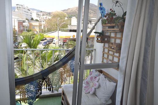 Varanda da Sala de apartamento à venda com 2 quartos, 68m² em Engenho Novo, Rio de Janeiro