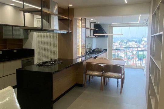 Cozinha de apartamento à venda com 2 quartos, 75m² em Jardim São Paulo, São Paulo