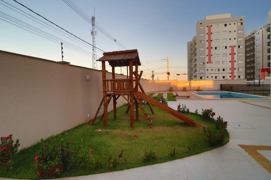 Área comum - Playground de apartamento para alugar com 2 quartos, 110m² em Jardim Espanha, Uberlândia