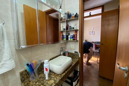 Banheiro Social de apartamento à venda com 3 quartos, 82m² em Cachambi, Rio de Janeiro