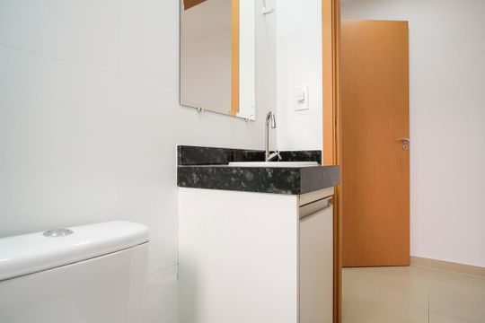 Banheiro da suíte de apartamento à venda com 2 quartos, 53m² em Boa Vista, São Caetano do Sul
