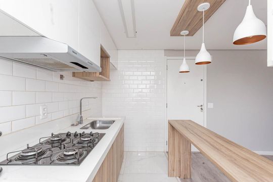 Cozinha de apartamento para alugar com 2 quartos, 40m² em Parque Bristol, São Paulo