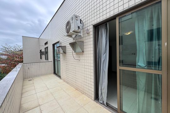 Varanda da Suíte 1 de apartamento à venda com 4 quartos, 263m² em Recreio dos Bandeirantes, Rio de Janeiro