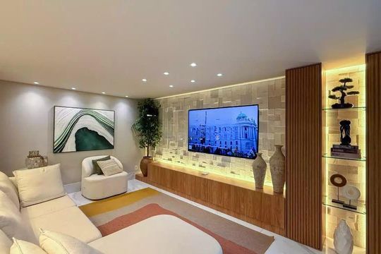 Sala de apartamento à venda com 2 quartos, 185m² em Sion, Belo Horizonte
