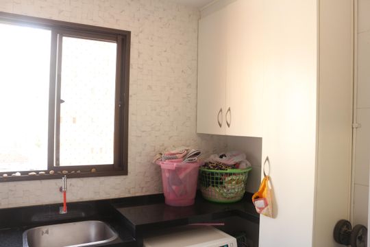 Área de Serviço de apartamento à venda com 3 quartos, 105m² em Santa Paula, São Caetano do Sul