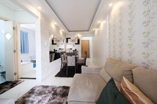 Sala de apartamento à venda com 2 quartos, 55m² em Jardim Belem, São Paulo
