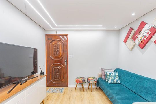 Sala de apartamento à venda com 3 quartos, 63m² em Vila Moraes, São Paulo