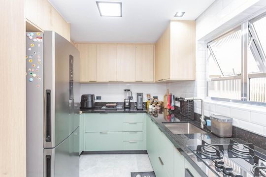Cozinha de apartamento à venda com 3 quartos, 63m² em Vila Moraes, São Paulo