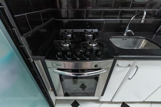 Cozinha de apartamento à venda com 3 quartos, 67m² em Baeta Neves, São Bernardo do Campo