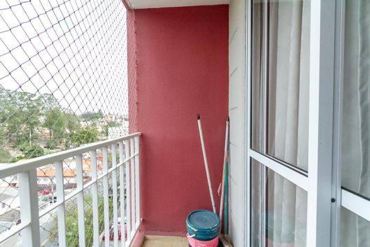 Varanda da Sala de apartamento à venda com 3 quartos, 67m² em Baeta Neves, São Bernardo do Campo