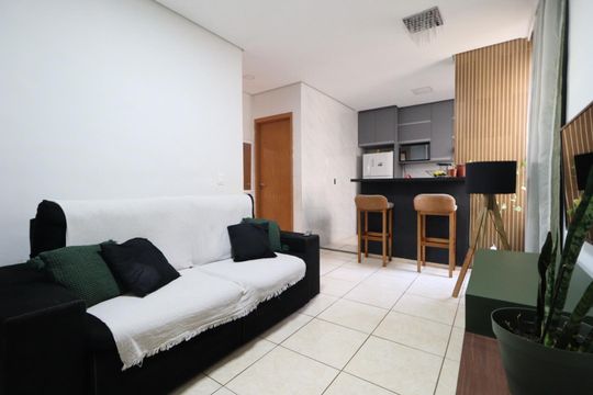 Sala de apartamento para alugar com 2 quartos, 46m² em Jardim Ouro Branco, Ribeirão Preto