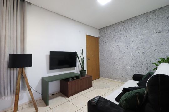 Sala de apartamento para alugar com 2 quartos, 46m² em Jardim Ouro Branco, Ribeirão Preto