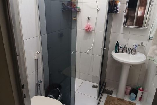 Banheiro de casa à venda com 3 quartos, 100m² em Rocha, Rio de Janeiro