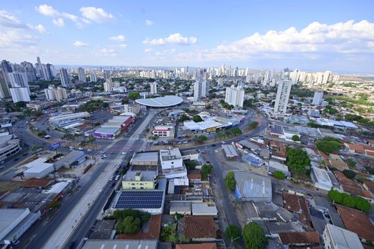 Vista de apartamento para alugar com 2 quartos, 66m² em Setor Pedro Ludovico, Goiânia