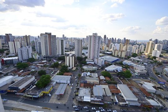 Vista de apartamento para alugar com 2 quartos, 66m² em Setor Pedro Ludovico, Goiânia