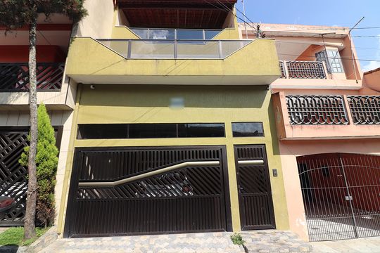 Fachada de casa à venda com 4 quartos, 309m² em Bairro dos Casa, São Bernardo do Campo