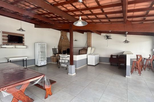 Churrasqueira de apartamento à venda com 3 quartos, 83m² em Vila Príncipe de Gales, Santo André