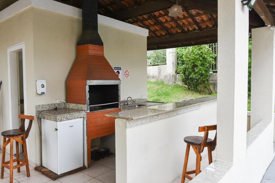 Área comum - Churrasqueira de apartamento à venda com 2 quartos, 52m² em Passo das Pedras, Porto Alegre