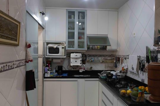 Cozinha de apartamento à venda com 3 quartos, 70m² em Nova Gameleira, Belo Horizonte