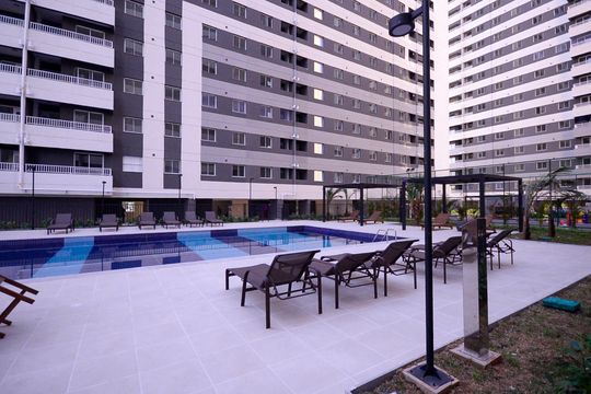 Área comum - Piscina de apartamento para alugar com 1 quarto, 38m² em Vila Vermelha, São Paulo