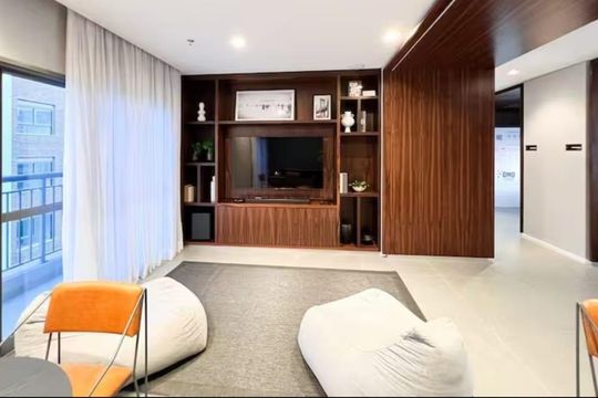 Área comum de apartamento para alugar com 1 quarto, 21m² em Indianópolis, São Paulo