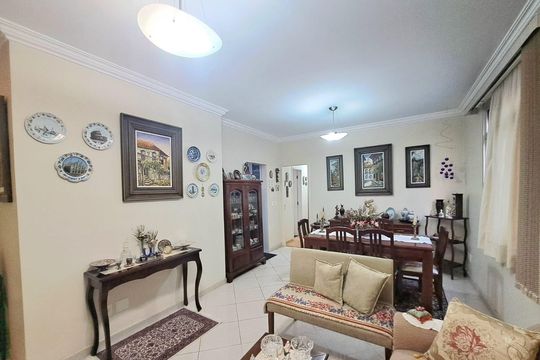 Sala de apartamento à venda com 3 quartos, 100m² em Carmo, Belo Horizonte