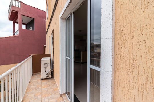 Varanda da Sala de casa de condomínio à venda com 3 quartos, 140m² em Vila Prado, São Paulo